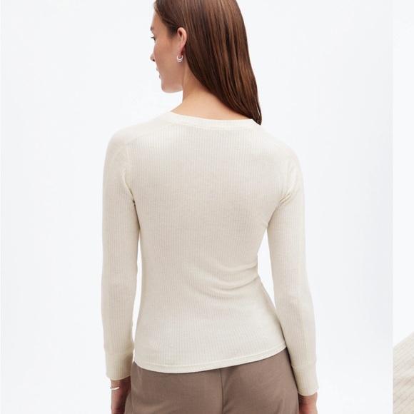 Madewell Ribbed Crewneck Long-Sleeve - Picture 2 of 7
